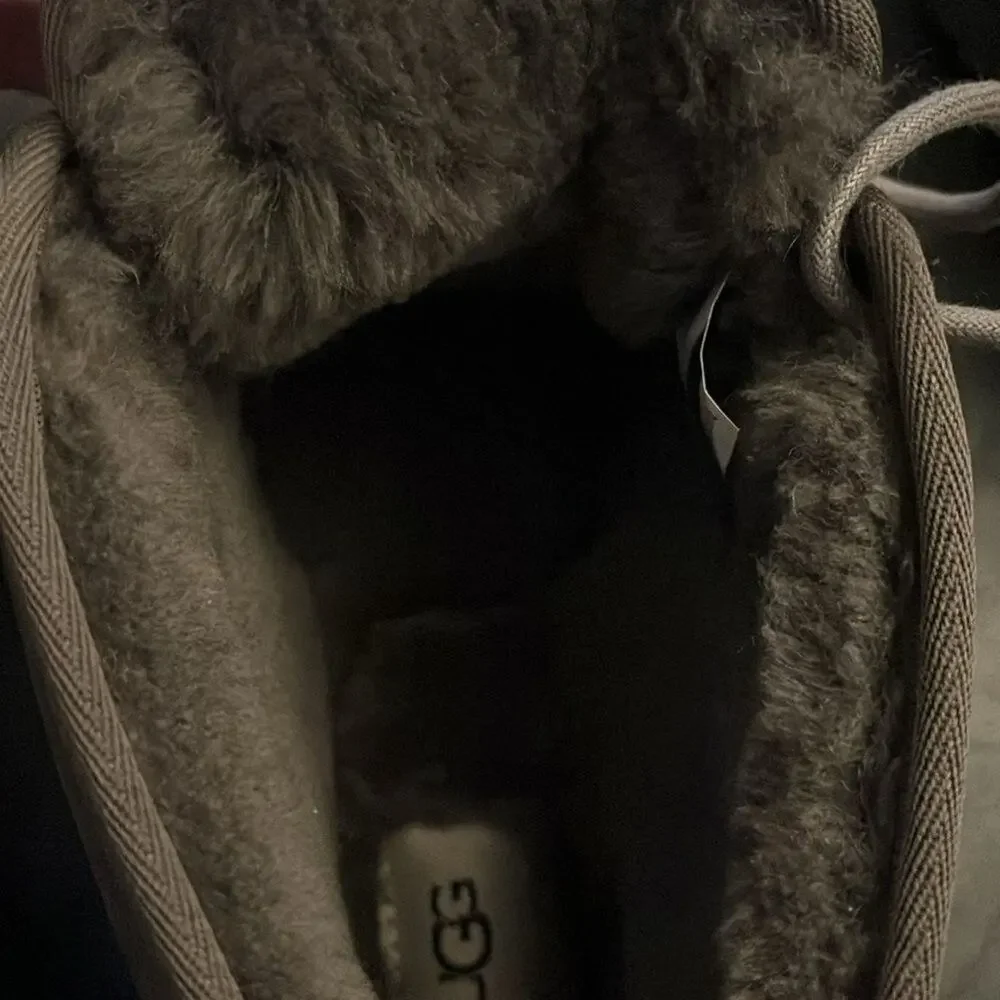 UGG Men's Neumel Suede Casual Boots Slippers in Grey Size 5